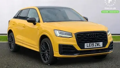 Used Audi Q2 Black Edition 150 HP (110 kW) 2019 Yellow SUV