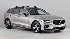 Pebble grey Used 2022 Volvo V60 R-Design Estate | £28,350 (Fair price)