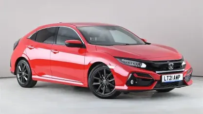 Usado Honda Civic SR 126 HP (92 kW) 2021 Vermelho Citadino