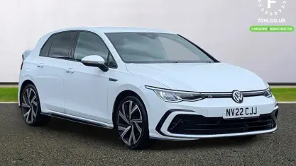 Used VW Golf VIII R-line 150 HP (110 kW) 2022 White Hatchback