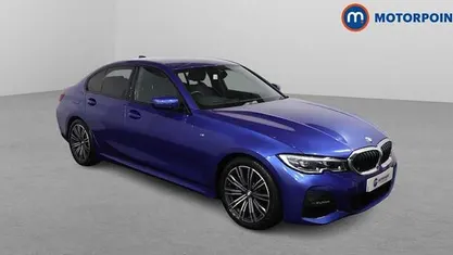 Used BMW 330 M Sport 258 HP (189 kW) 2021 Blue Sedan