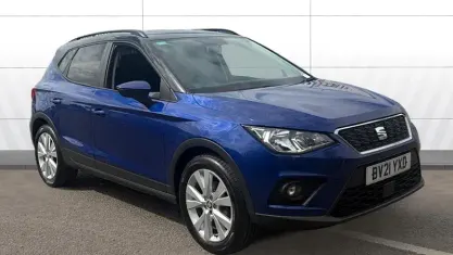 Used Seat Arona SE Technology 95 HP (69 kW) 2021 Blue SUV