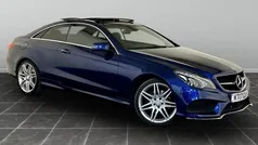Blue Used 2016 Mercedes E220 AMG line Coupe | £14,895 (Fair price)