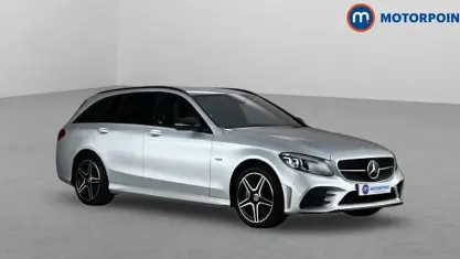 Used Mercedes C300 AMG line 320 HP (235 kW) 2021 Silver Estate
