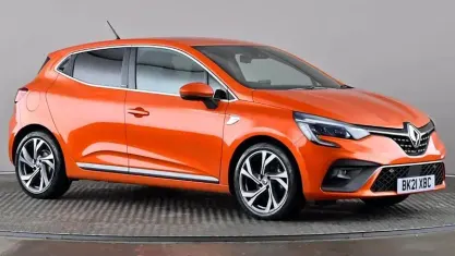 Gebraucht Renault Clio V RS Line 140 PS (102 kW) 2021 Orange Kleinwagen