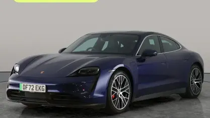 Used Porsche Taycan 419 kW (571 HP) 2022 Blue Sedan
