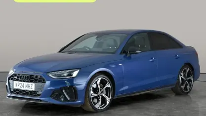 Used Audi A4 Black Edition 204 HP (150 kW) 2024 Blue Sedan