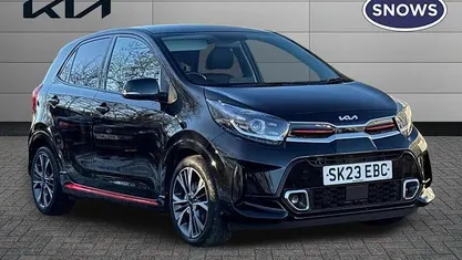Midnight black Used 2023 Kia Picanto GT-Line Hatchback | £12,399 (Fair price)