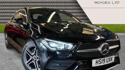 Used Mercedes CLA220 AMG Line Premium 190 HP (139 kW) 2019 Black Coupe