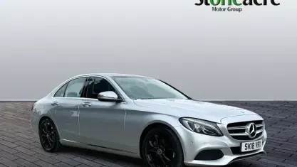 Used Mercedes C220 Premium 170 HP (125 kW) 2018 Silver Sedan
