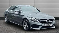 Grey Used 2018 Mercedes C220 AMG line Sedan | £15,595 (Fair price)