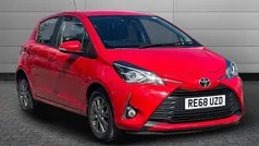 Red Used 2019 Toyota Yaris Hatchback | £9,251 (Fair price)