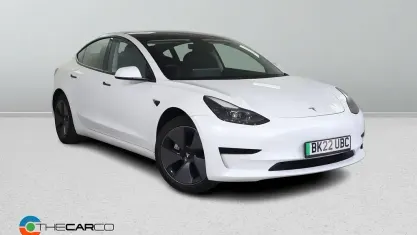 Used Tesla Model 3 Standard Range 235 kW (320 HP) 2021 White Sedan