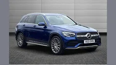 Blue Used 2021 Mercedes GLC300 AMG Line Premium SUV | £27,550 (Fair price)