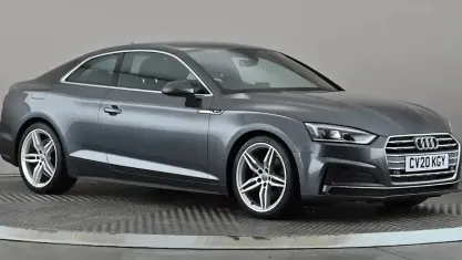 Used Audi A5 S-Line 150 HP (110 kW) 2019 Grey Coupe