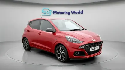 Käytetty Hyundai i10 N Line 101 HP (74 kW) 2023 Punainen Viistoperä
