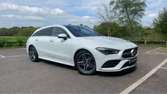 White Used 2021 Mercedes CLA220 Shooting Brake AMG Line Premium Plus Estate | £25,060 (Fair price)