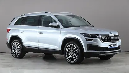 Używany Skoda Kodiaq SE L Executive 150 KM (110 kW) 2023 Srebrny SUV