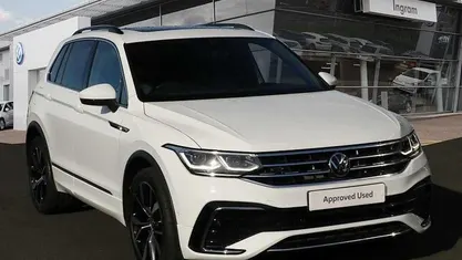 Used VW Tiguan R-line 150 HP (110 kW) 2022 White SUV