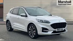 White Used 2021 Ford Kuga ST-Line X SUV | £17,590 (Fair price)