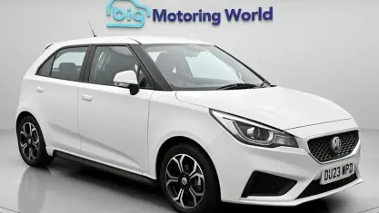 Used MG MG3 Excite 106 HP (77 kW) 2023 White Hatchback