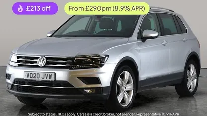 Silver Used 2020 VW Tiguan SEL SUV | £17,657 (Good price)