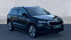 Black magic pearlescent Used 2024 Skoda Karoq SE L SUV | £21,346 (Fair price)