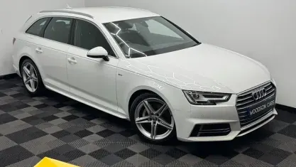Used Audi A4 S-Line 190 HP (139 kW) 2018 White Estate