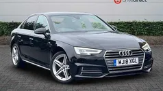 Black Used 2018 Audi A4 S-Line Sedan | £12,700 (Fair price)