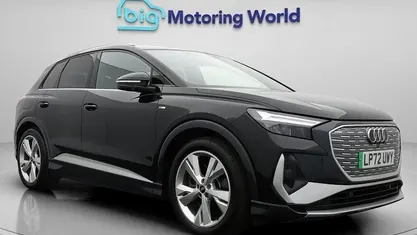 Used Audi Q4 e-tron S-Line 150 kW (204 HP) 2023 Black SUV
