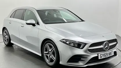 Silver Used 2019 Mercedes A180 AMG line Hatchback | £17,508 (Fair price)