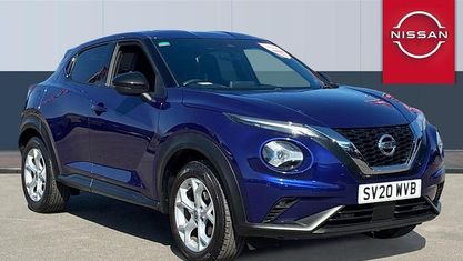 Usado Nissan Juke N-Connecta 117 HP (86 kW) 2020 Azul SUV
