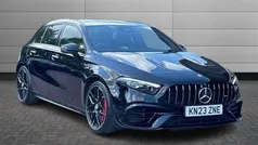 Night black Used 2023 Mercedes A45 AMG Hatchback | £46,450 (Fair price)