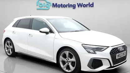 Used Audi A3 Sportback S-Line 110 HP (80 kW) 2022 White Hatchback