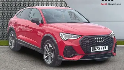 Used Audi Q3 Sportback Black Edition 190 HP (139 kW) 2023 Red SUV