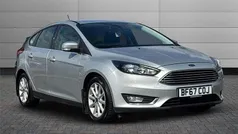 Silver Used 2017 Ford Focus Titanium Hatchback | £7,791 (Fair price)