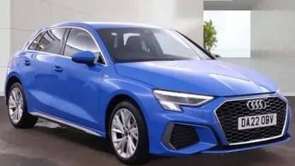 Used Audi A3 Sportback e-tron S-Line 204 HP (150 kW) 2022 Blue Hatchback