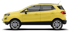 Yellow Used 2017 Ford Ecosport Zetec SUV | £5,456 (Fair price)