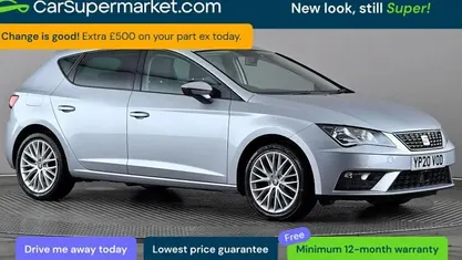 Used Seat Leon SE Dynamic 116 HP (85 kW) 2020 Silver Hatchback
