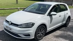 White Used 2017 VW Golf VII SE Hatchback | £14,399 (Fair price)