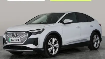 Used Audi Q4 Sportback e-tron S-Line 125 kW (170 HP) 2022 White SUV