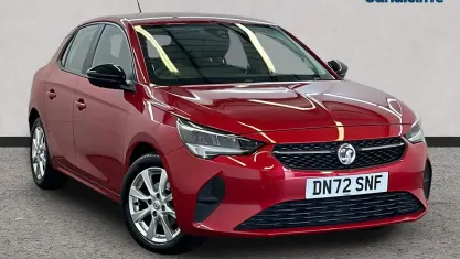 Used Vauxhall Corsa Design Edition 75 HP (55 kW) 2022 Red Hatchback