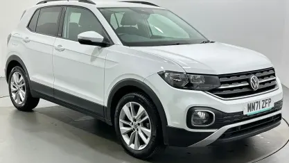 Used VW T-Cross Active 110 HP (80 kW) 2021 White SUV