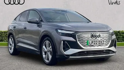 Grey Used 2022 Audi Q4 Sportback e-tron S-Line SUV | £25,497 (Fair price)