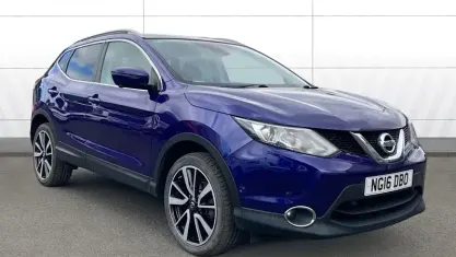 Used Nissan Qashqai Tekna 110 HP (80 kW) 2016 Blue SUV