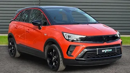 Used Vauxhall Crossland GS Line 110 HP (80 kW) 2022 Orange SUV