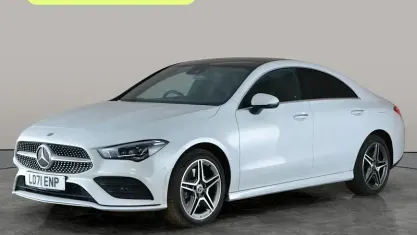 Usado Mercedes CLA250e AMG line 218 HP (160 kW) 2022 Branco Sedan