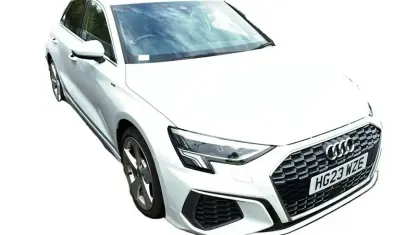 Used Audi A3 Sportback S-Line 150 HP (110 kW) 2023 White Hatchback