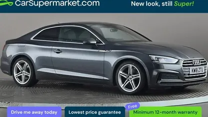 Used Audi A5 S-Line 190 HP (139 kW) 2018 Grey Coupe