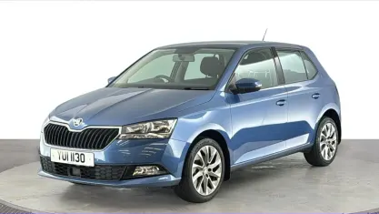 Used Skoda Fabia SE Drive 60 HP (44 kW) 2021 Blue Hatchback